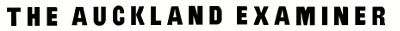 Auckland Examiner masthead