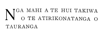 Mahi a te hui o te Hahi Maori o te Takiwa o Tauranga i te Pihopatanga o Waiapu masthead