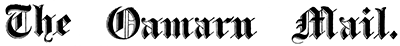 Oamaru Mail masthead