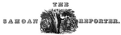 Samoan Reporter masthead