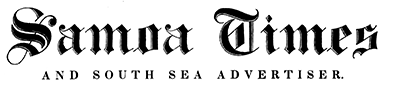 Samoa Times and South Sea Advertiser masthead