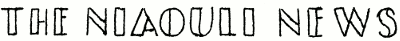 Niaouli News masthead