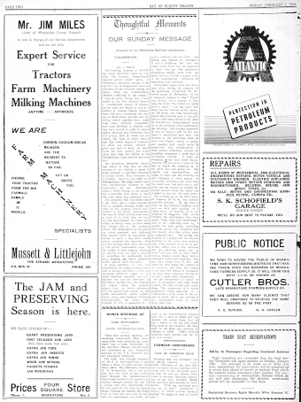 Issue page