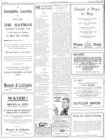 Issue page