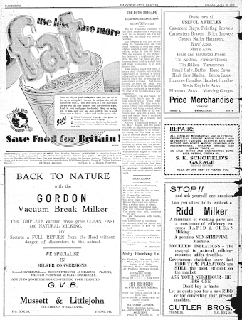 Issue page