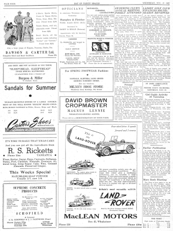 Issue page
