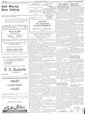 Issue page