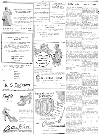 Issue page