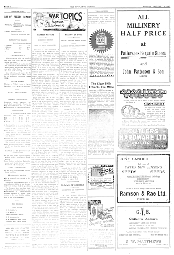 Issue page