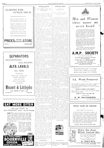 Issue page