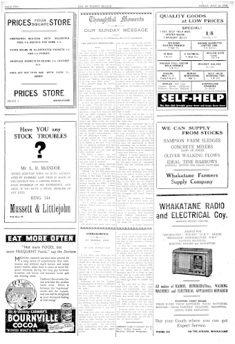 Issue page