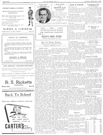 Issue page
