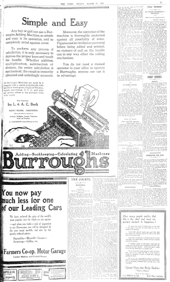 Issue page