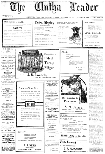 Issue page