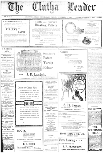 Issue page
