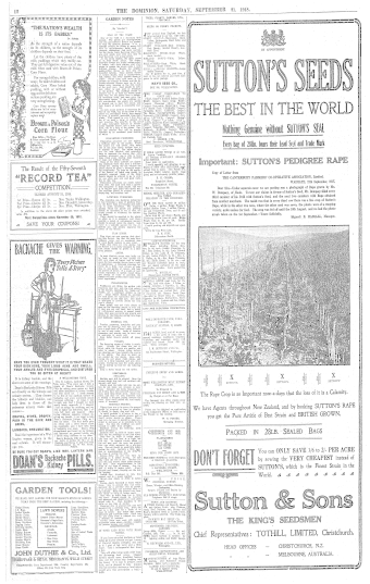 Issue page