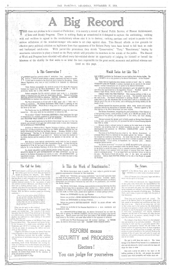 Issue page