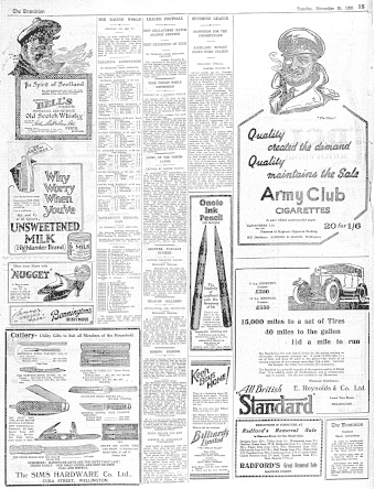 Issue page