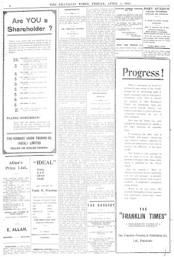 Issue page