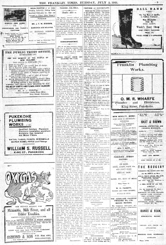 Issue page