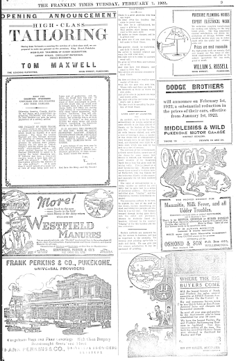 Issue page