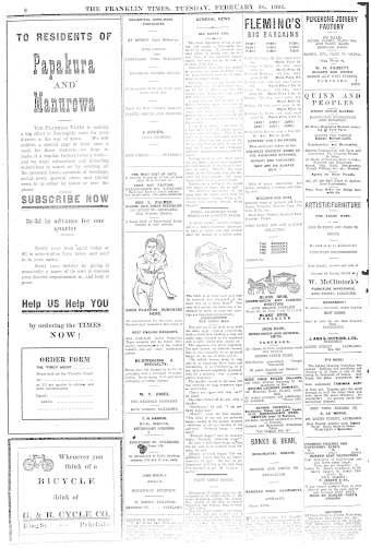Issue page