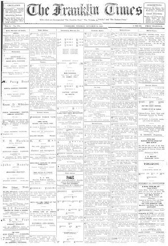 Issue page