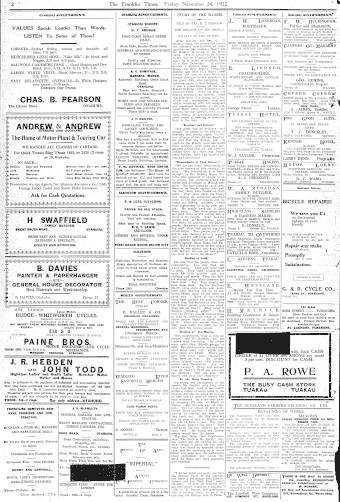 Issue page