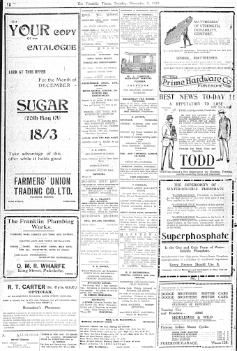Issue page