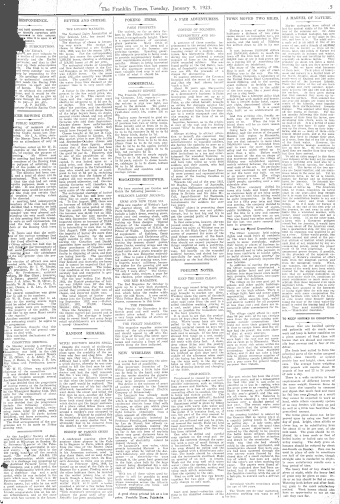 Issue page