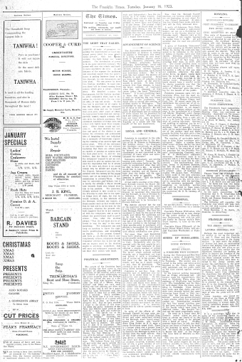Issue page