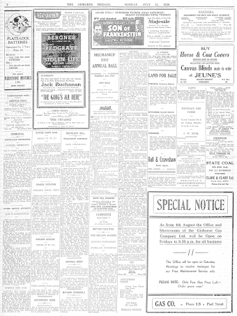 Issue page