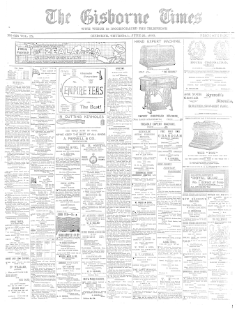Issue page