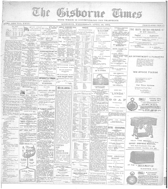 Issue page