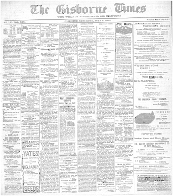 Issue page