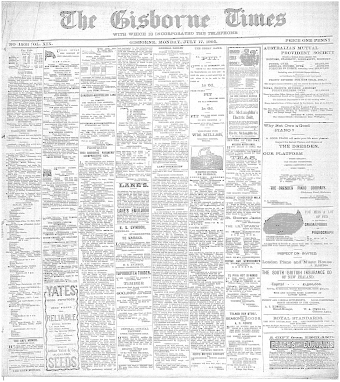 Issue page