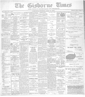 Issue page