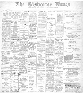 Issue page