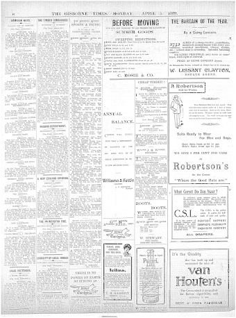 Issue page