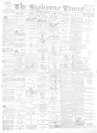 Issue page
