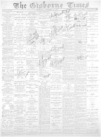 Issue page