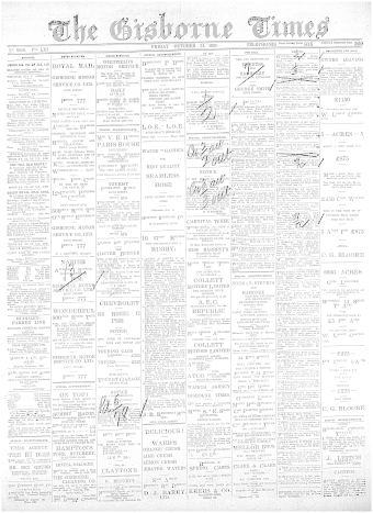 Issue page