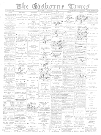 Issue page