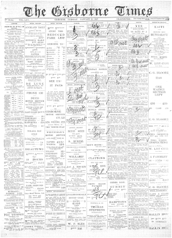 Issue page
