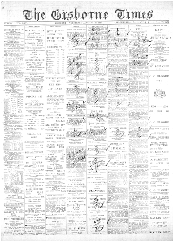 Issue page