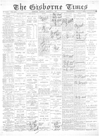 Issue page