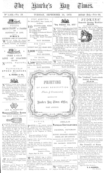 Issue page