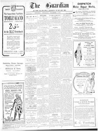Issue page