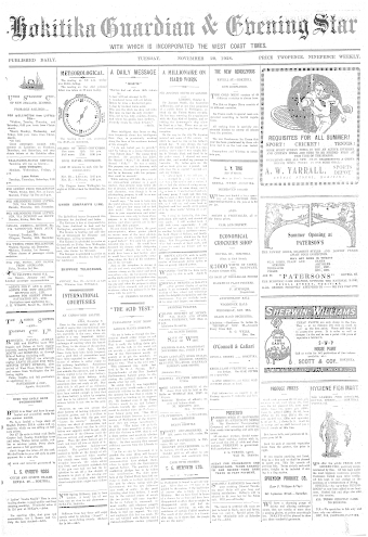 Issue page