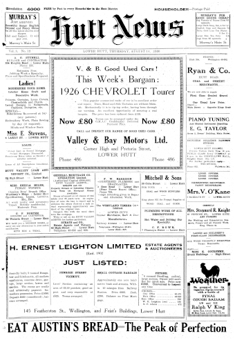 Issue page